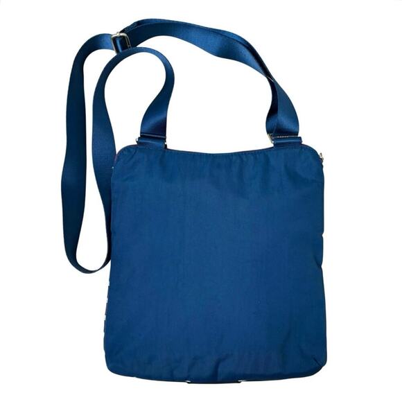 Baggallini Striped Nylon Crossbody Bag Travel Purse Adjustable Strap Lightweight - Picture 3 of 11